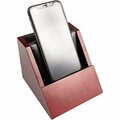 Dacasso Cell Phone Holder, 5-1/10inx4-3/5inx4in, Rosewood/BK DACA8050